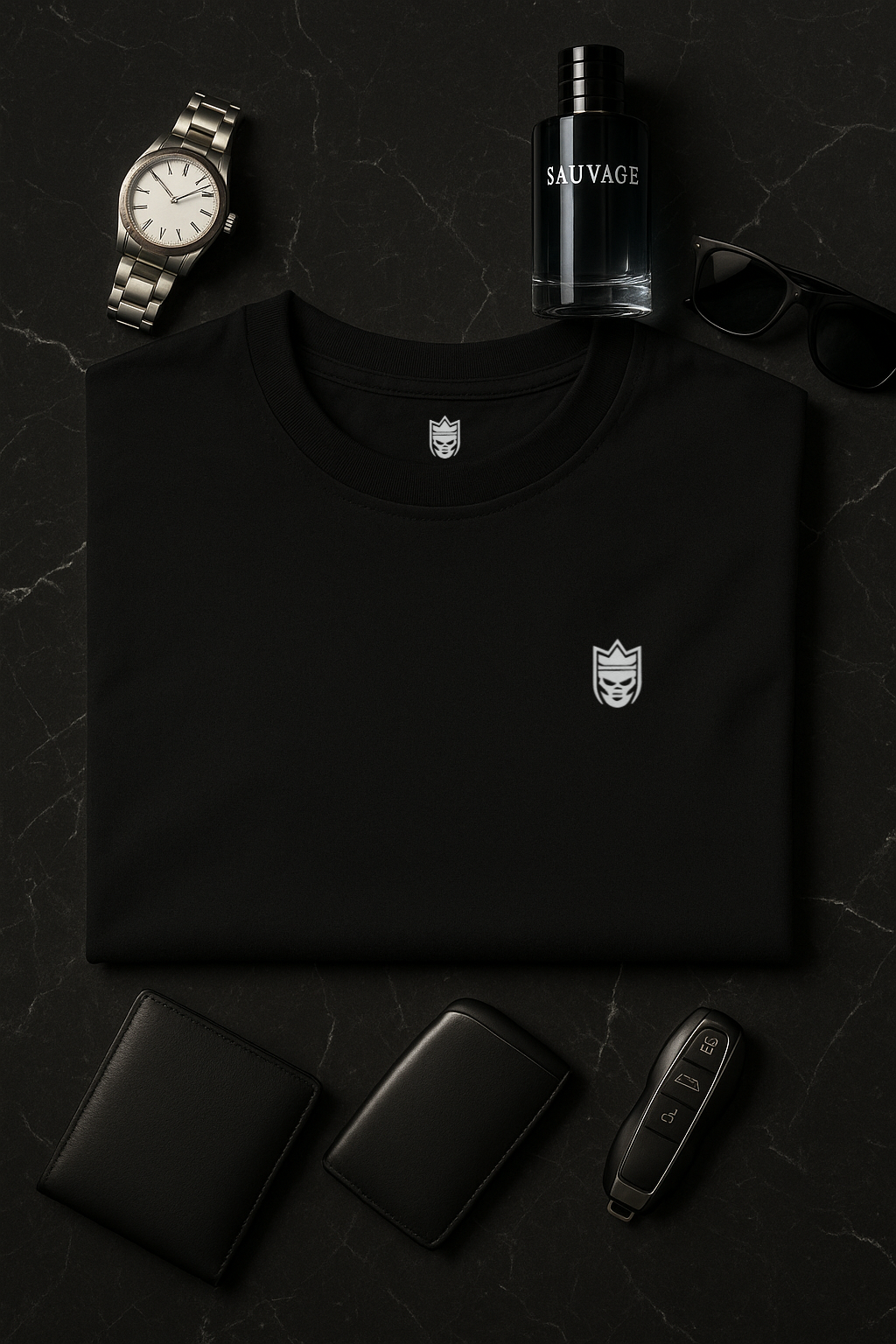 $100M CLUB™ Risk Wins Tee Crowned Mask Edition – OG Drop